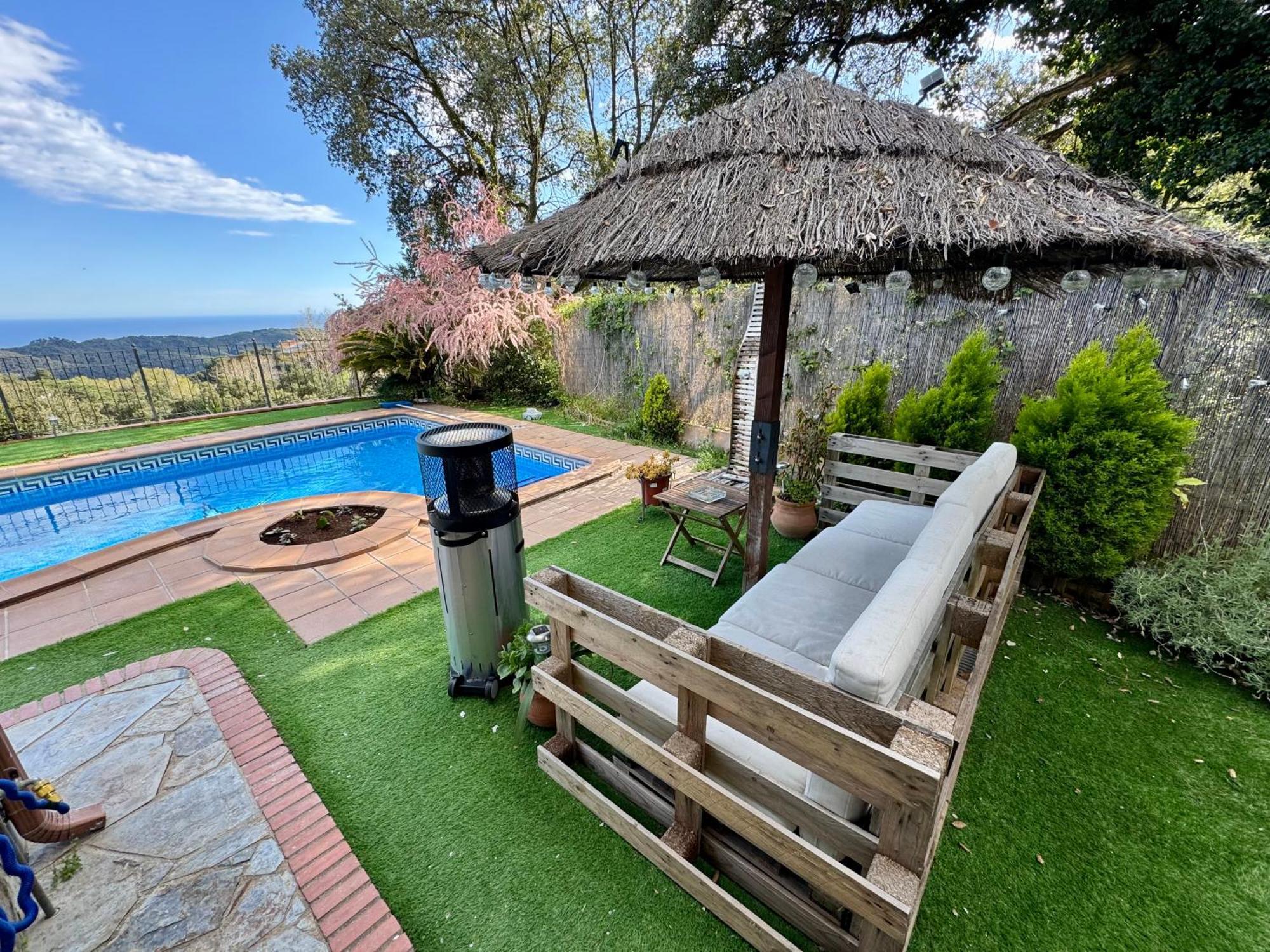 Casa Paraiso Piscina Tranquilidad Sant Cebria de Vallalta ภายนอก รูปภาพ