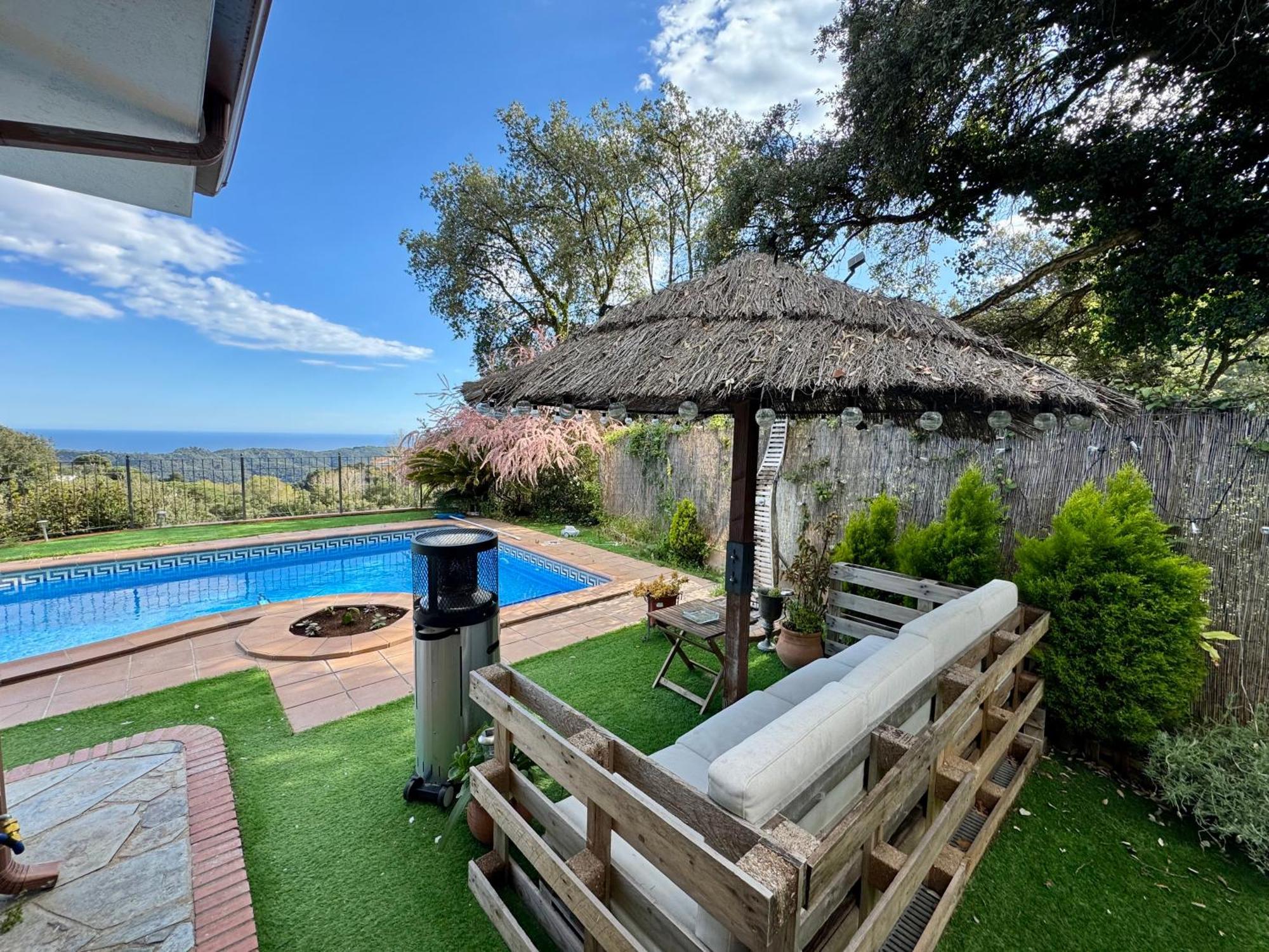 Casa Paraiso Piscina Tranquilidad Sant Cebria de Vallalta ภายนอก รูปภาพ