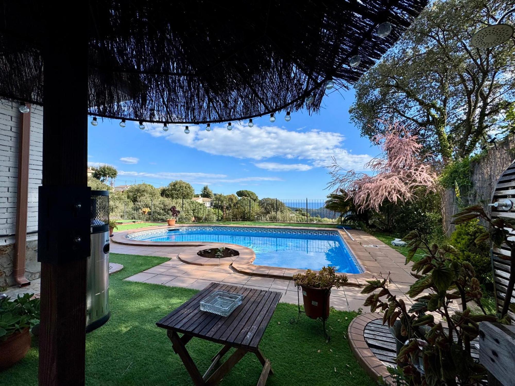 Casa Paraiso Piscina Tranquilidad Sant Cebria de Vallalta ภายนอก รูปภาพ