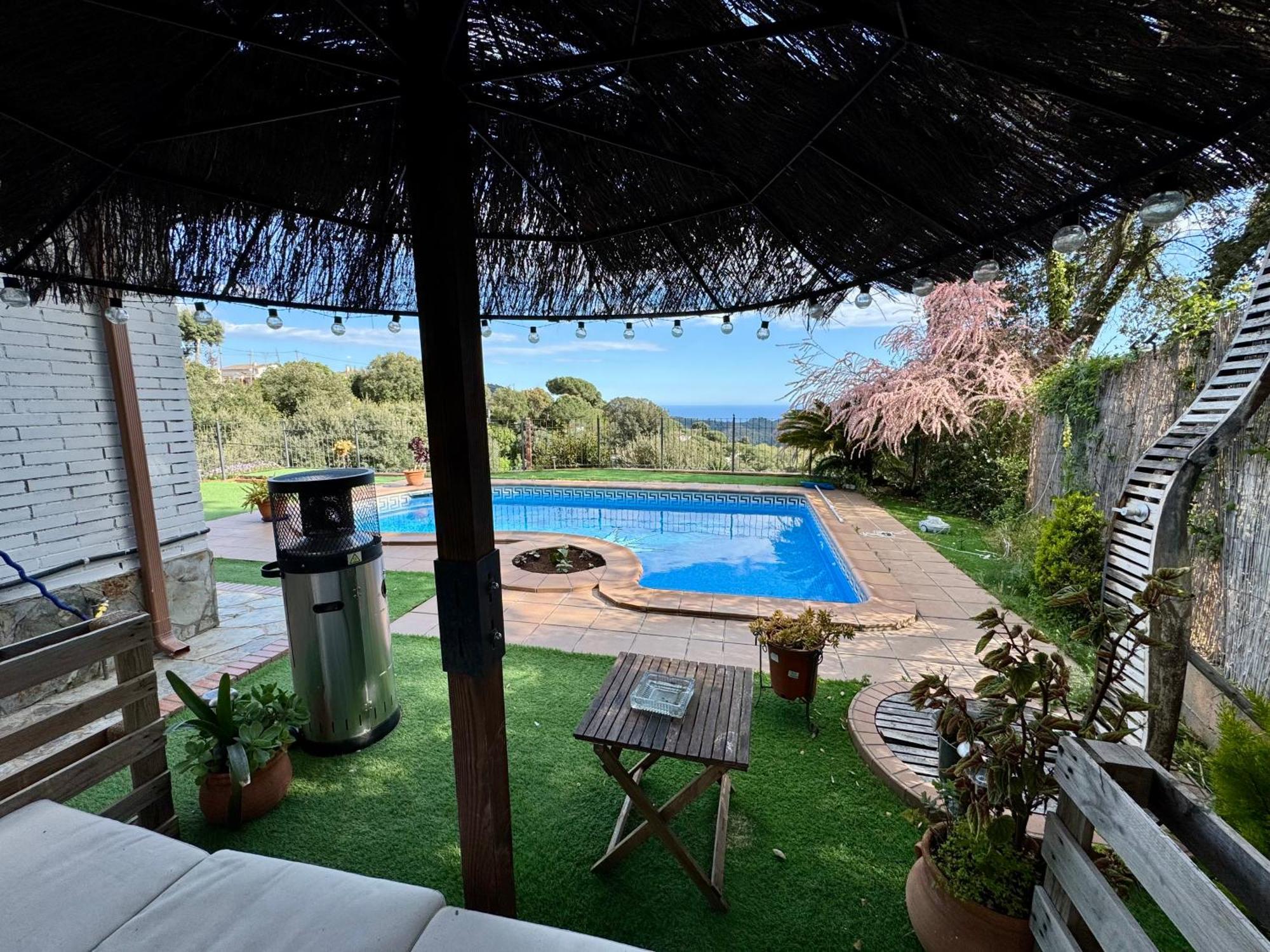Casa Paraiso Piscina Tranquilidad Sant Cebria de Vallalta ภายนอก รูปภาพ